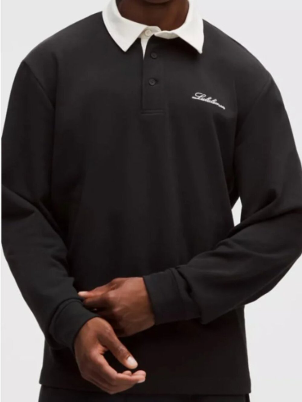 Lululemon Long-Sleeve Rugby Shirt with Lululemon Embroidery